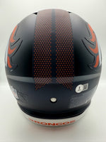 Bo Nix Autographed Denver Broncos Full-Size Authentic Football Helmet Beckett CoA