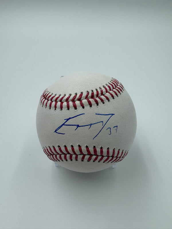 Enmanuel De Jesus Autographed Rawlings Official Major League Baseball JSA CoA