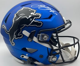 Jared Goff Autographed Detroit Lions Full-Size Alternate Flex Football Helmet Fanatics CoA