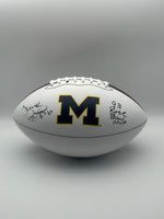 Tyrone Wheatley Autographed Michigan Wolverines Football JSA CoA
