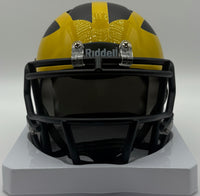 J.J. McCarthy Autographed Michigan Wolverines Mini Football Helmet Beckett CoA