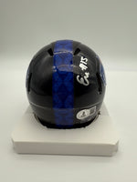 Ennis Rakestraw Jr. Autographed Detroit Lions 2024 Draft Mini Football Helmet Beckett CoA