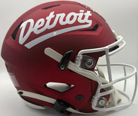 Darren McCarty, Joe Kocur, & Kris Draper Autographed Detroit Red Wings Full-Size Flex Football Helmet Beckett CoA