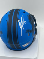 Jahmyr Gibbs Autographed Detroit Lions Mini Rave Football Helmet with Fanatics CoA