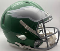 Jason Kelce Autographed Philadelphia Eagles Full-Size Authentic Football Helmet PSA DNA CoA