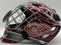 Chris Osgood Autographed & Inscribed Detroit Red Wings Goalie Face Mask JSA CoA