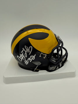 Anthony “A-Train” Thomas Autographed Michigan Wolverines Mini Football Helmet JSA CoA