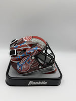Chris Osgood Autographed & Inscribed Detroit Red Wings Mini Goalie Face Mask JSA CoA