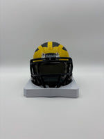 Aidan Hutchinson Autographed Michigan Wolverines Mini Football Helmet Beckett CoA