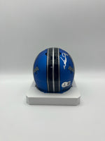 Ndamukong Suh Autographed Detroit Lions Speed Alternate Mini Football Helmet Beckett CoA.