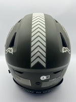 Aidan Hutchinson Autographed Detroit Lions STS Full-Size Flex Football Helmet Beckett CoA