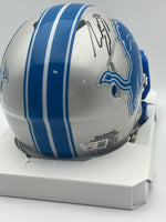 Jack Campbell Autographed Detroit Lions Mini Football Helmet with Fanatics CoA