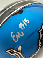Ennis Rakestraw Jr. Autographed Detroit Lions Alternate Full-Size Authentic Football Helmet Beckett CoA