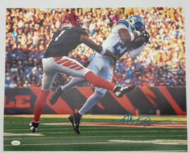 Amik Robertson Autographed 16x20 Detroit Lions Photo JSA CoA