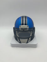 Jameson Williams Autographed Detroit Lions Alternate Mini Football Helmet Beckett CoA