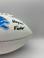 Jameson Williams Autographed Detroit Lions Football Beckett CoA