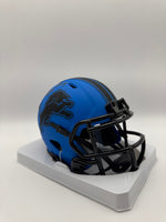 Kerby Joseph Autographed Detroit Lions Rave Mini Football Helmet JSA CoA