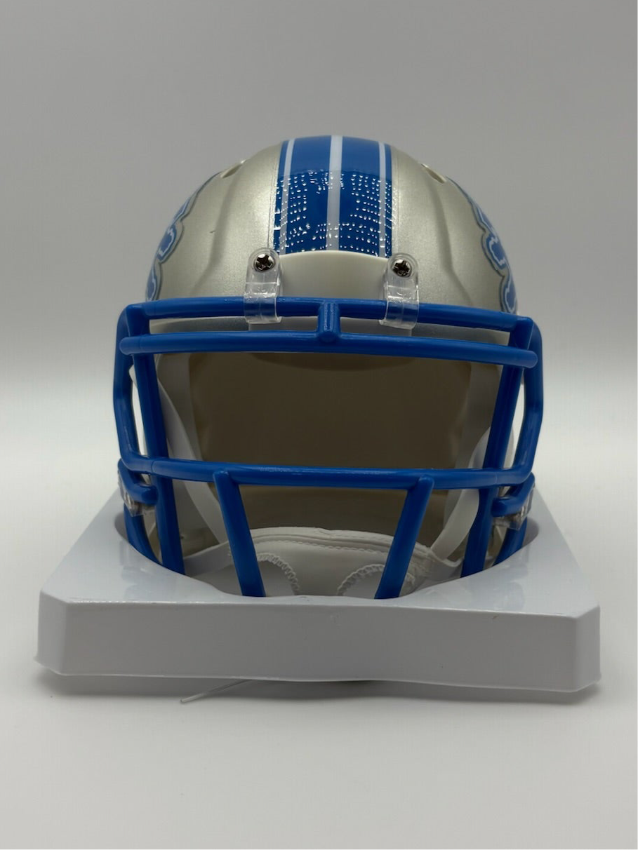 Brian Branch Autographed Detroit Lions Speed Mini Football Helmet Beckett CoA