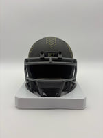 Aidan Hutchinson Autographed Detroit Lions STS Mini Football Helmet Beckett CoA