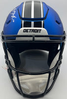Jared Goff Autographed Detroit Lions Full-Size Alternate Flex Football Helmet Fanatics CoA