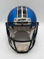 Amik Robertson Autographed Detroit Lions Alternate Full-Size Authentic Football Helmet Beckett CoA