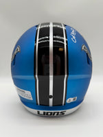 Amon-Ra St.Brown Autographed Detroit Lions Alternate Full-Size Replica Football Helmet Beckett CoA