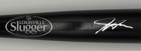 Justyn-Henry Malloy Autographed Black Louisville Slugger Pro Stock 34" Wooden Baseball Bat Beckett CoA
