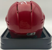 Joe Kocur Autographed Detroit Red Wings Mini Hockey Helmet Beckett CoA