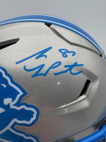 Sam Laporta Detroit Lions Autographed Speedflex Midi-Helmet W/ Beckett CoA
