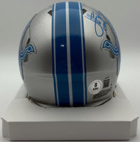 Jason Hanson Autographed Detroit Lions Speed Mini Football Helmet Beckett CoA