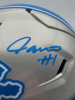 Jameson Williams Detroit Lions Autographed Speedflex Midi-Helmet W/ Beckett CoA