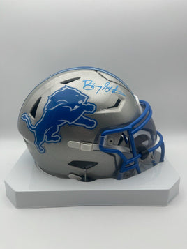Barry Sanders Detroit Lions Autographed Speedflex Midi-Helmet W/ Schwartz CoA