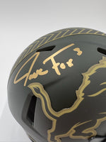 Jack Fox Autographed Detroit Lions STS Football Mini Helmet Becket CoA.