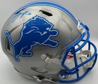 Jared Goff Autographed Detroit Lions Full-Size Speed Authentic Football Helmet Fanatics CoA.