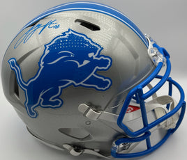 Jared Goff Autographed Detroit Lions Full-Size Speed Authentic Football Helmet Fanatics CoA