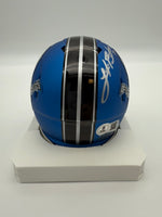 Jake Bates Autographed Detroit Lions Alternate Mini Football Helmet Beckett CoA