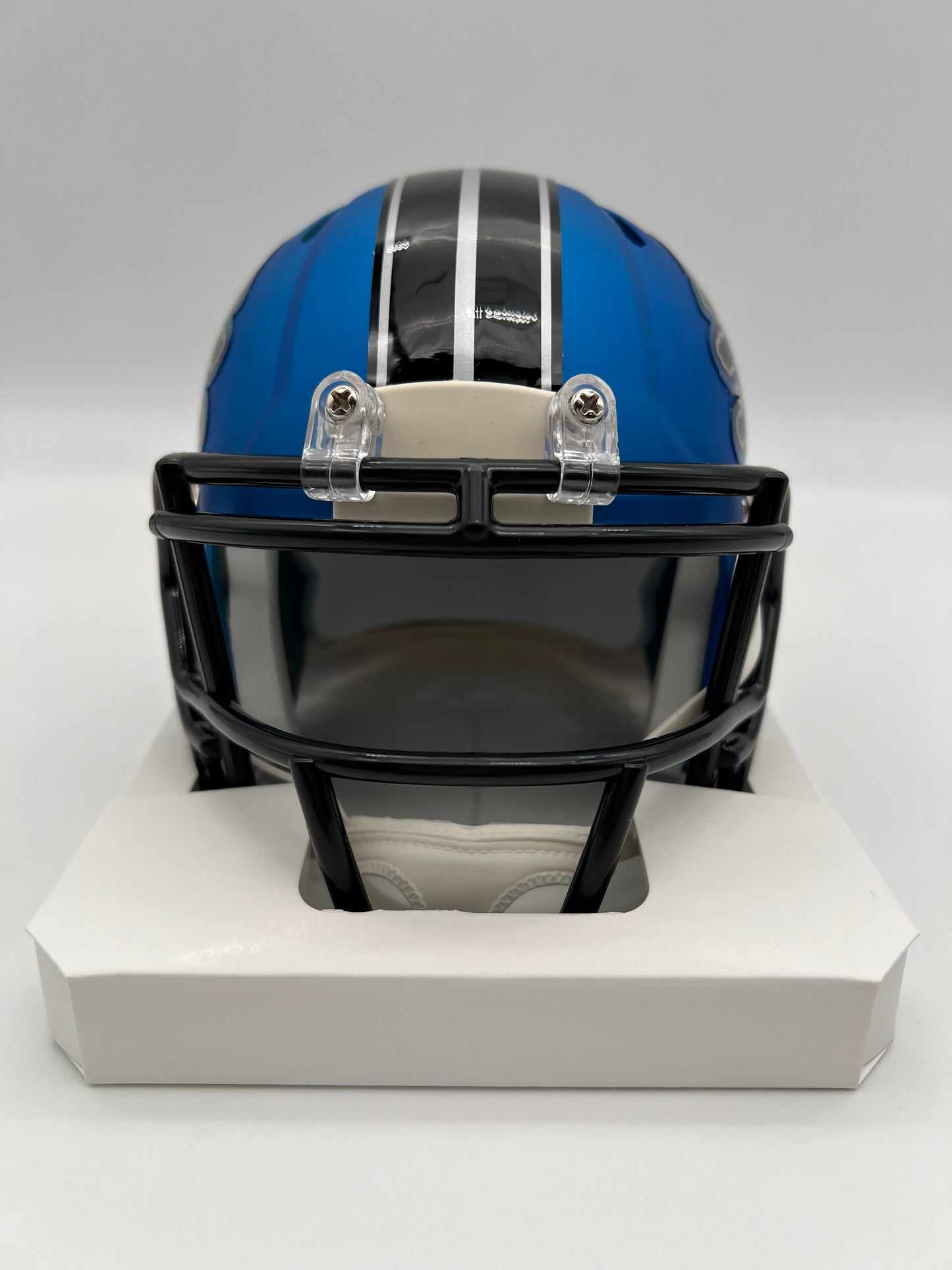 Terrion Arnold Autographed Detroit Lions Mini Helmet - Beckett CoA