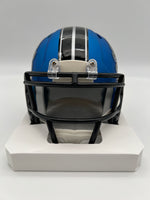 Terrion Arnold Autographed Detroit Lions Alternate Mini Football Helmet Beckett CoA
