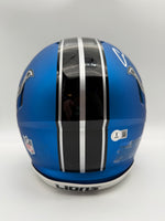 Aidan Hutchinson Autographed Detroit Lions Alternate Full-Size Authentic Football Helmet Beckett CoA