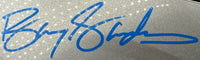 Barry Sanders Autographed & Inscribed Detroit Lions Speed Full-Size Flex Football Helmet Schwartz CoA
