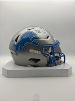 Sam Laporta Detroit Lions Autographed Speedflex Midi-Helmet W/ Beckett CoA