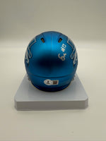 Ennis Rakestraw Jr. Autographed Detroit Lions Alternate Mini Football Helmet Beckett CoA