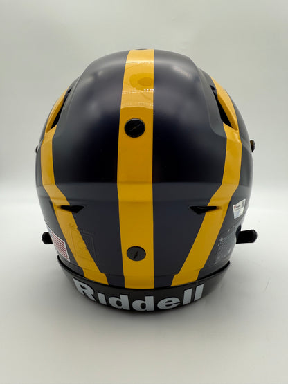 TOM BRADY AUTOGRAPHED UNIVERSITY OF MICHIGAN SPEEDFLEX AUTHENTIC FULL SIZE HELMET