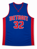 Richard Hamilton Autographed Detroit Pistons Custom Jersey w/ JSA CoA