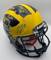 Michigan 2023 National Champions Full Size Authentic Autographed Team Helmet JSA LoA