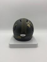 Amik Robertson Autographed Detroit Lions STS Mini Football Helmet JSA CoA