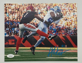 Amik Robertson Autographed 8x10 Detroit Lions Photo JSA CoA