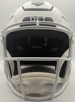 Aidan Hutchinson Autographed Detroit Lions STS Full-Size Flex Football Helmet Beckett CoA