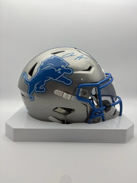 Aidan Hutchinson Detroit Lions Autographed Speedflex Midi-Helmet W/ Beckett CoA