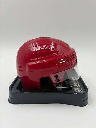 Drew Miller Autographed Detroit Red Wings Mini Hockey Helmet JSA CoA.